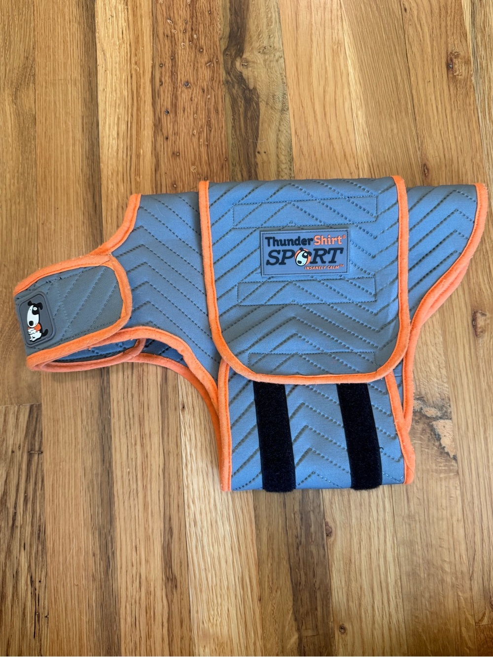 ThunderShirt Sport Dog Anxiety Vest Size S Gray Orange